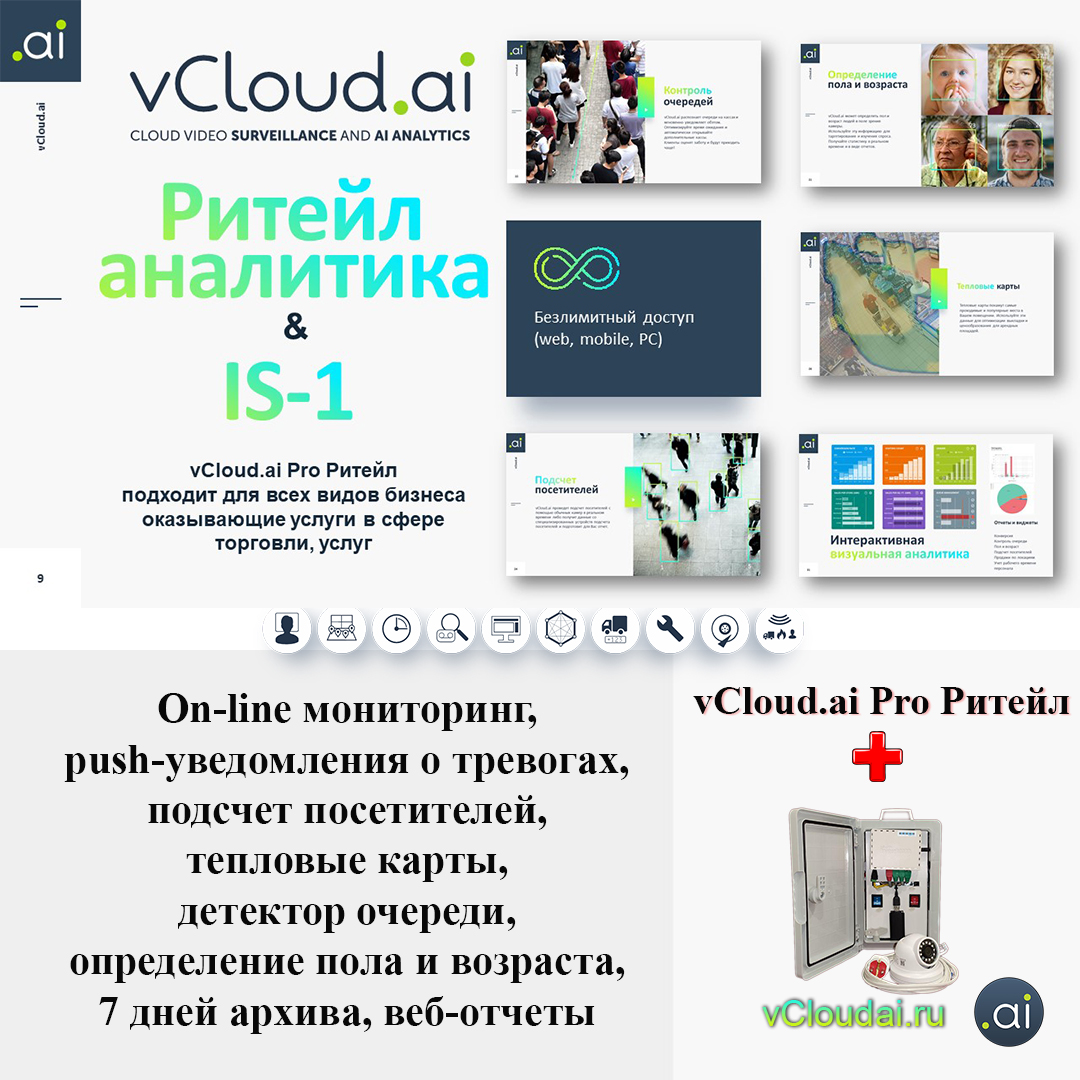 IS-1 & vCloud.ai Pro Ритейл