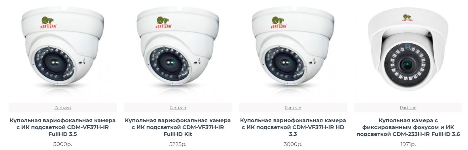 Аналоговые камеры