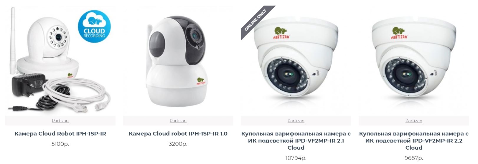 Уличные IP камеры