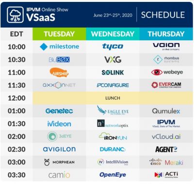 IPVM VSaaS Show Июнь 2020