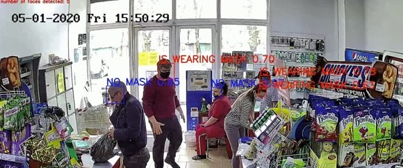 Пример интеграции видеоаналитики «Подсчет, Пол и возраст» в Супермаркете 100-300м*2