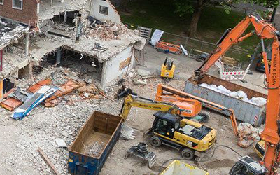 Видеонаблюдение на строительной площадке